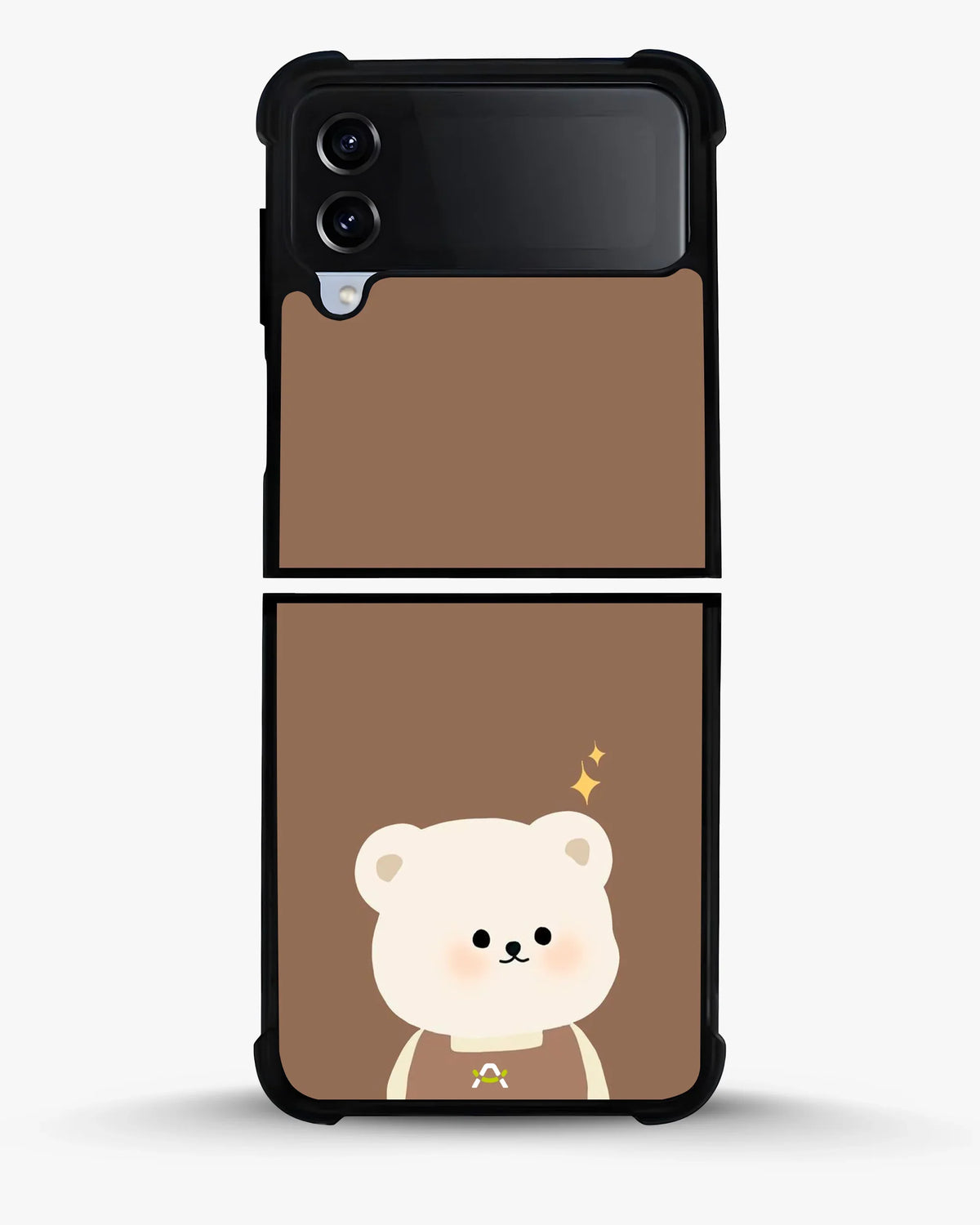 Cartoon Bear Phone Case - Cute Brown Bear Print for iPhone, Samsung, Pixel, OnePlus & Vivo