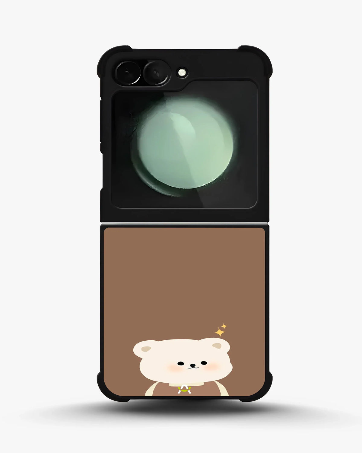 Cartoon Bear Phone Case - Cute Brown Bear Print for iPhone, Samsung, Pixel, OnePlus & Vivo