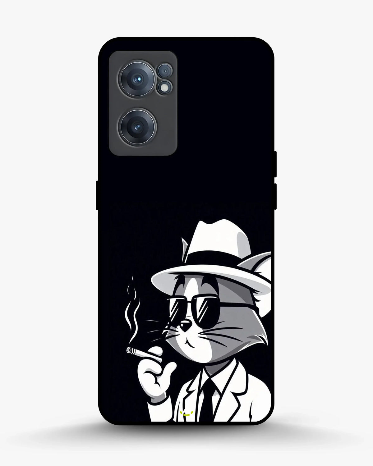 Cat Detective Phone Case - Monochrome Art Print for iPhone, Samsung, Pixel, OnePlus & Vivo