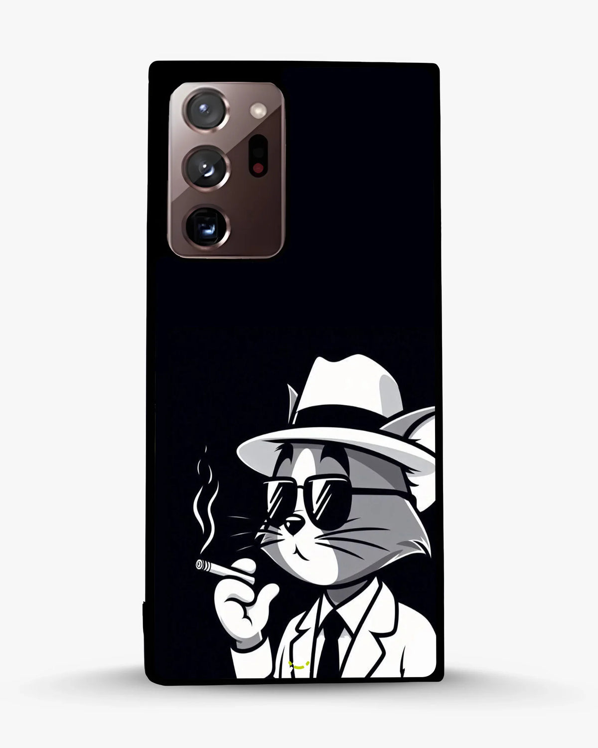 Cat Detective Phone Case - Monochrome Art Print for iPhone, Samsung, Pixel, OnePlus & Vivo