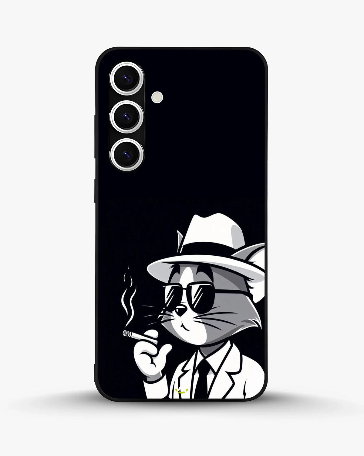 Cat Detective Phone Case - Monochrome Art Print for iPhone, Samsung, Pixel, OnePlus & Vivo