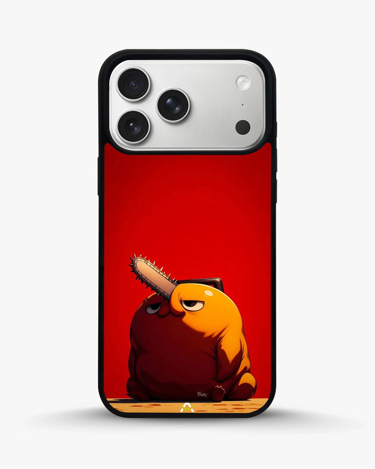 Chainsaw Devil Anime Phone Case - Orange & Red Print for iPhone, Samsung, Pixel, OnePlus & Vivo