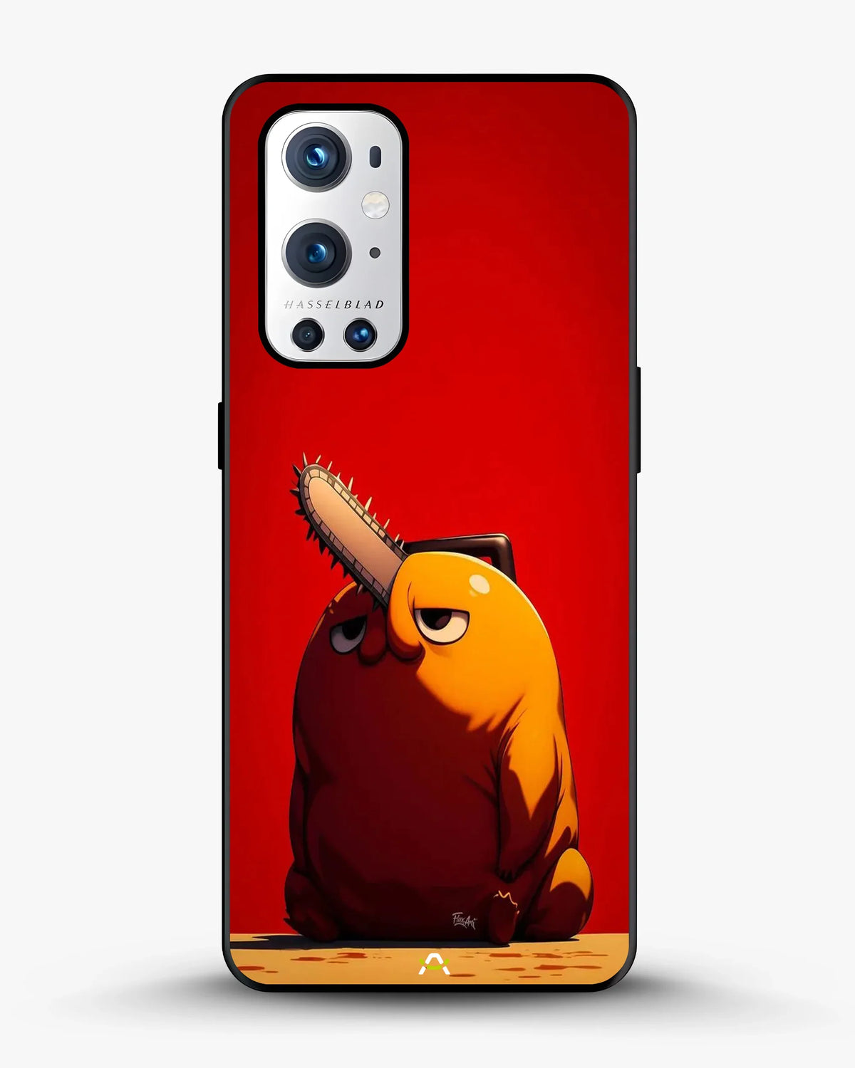 Chainsaw Devil Anime Phone Case - Orange & Red Print for iPhone, Samsung, Pixel, OnePlus & Vivo