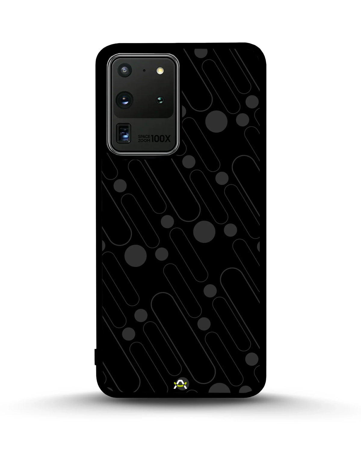 Charcoal Geometric Lines Phone Case - Glossy Aluminum Cover for iPhone, Samsung, Pixel, OnePlus & Vivo