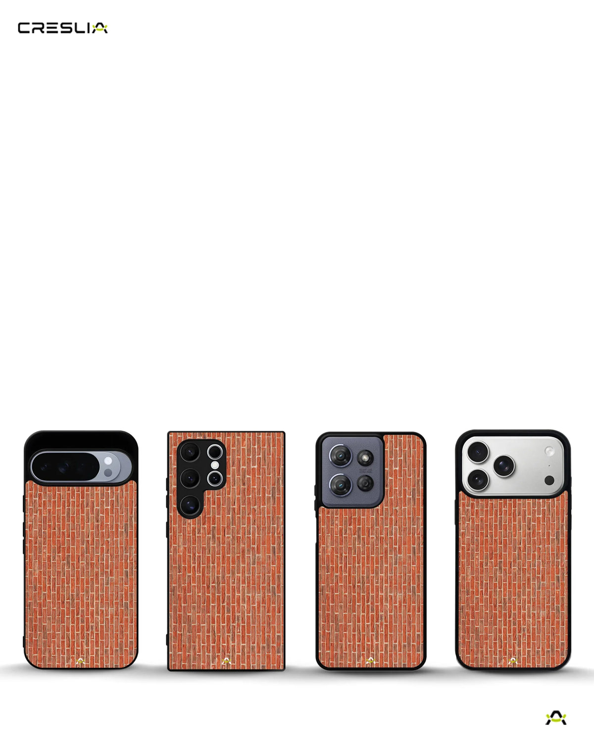 Classic Red Brick Phone Case - Clean Masonry Print for iPhone, Samsung, Pixel, OnePlus & Vivo