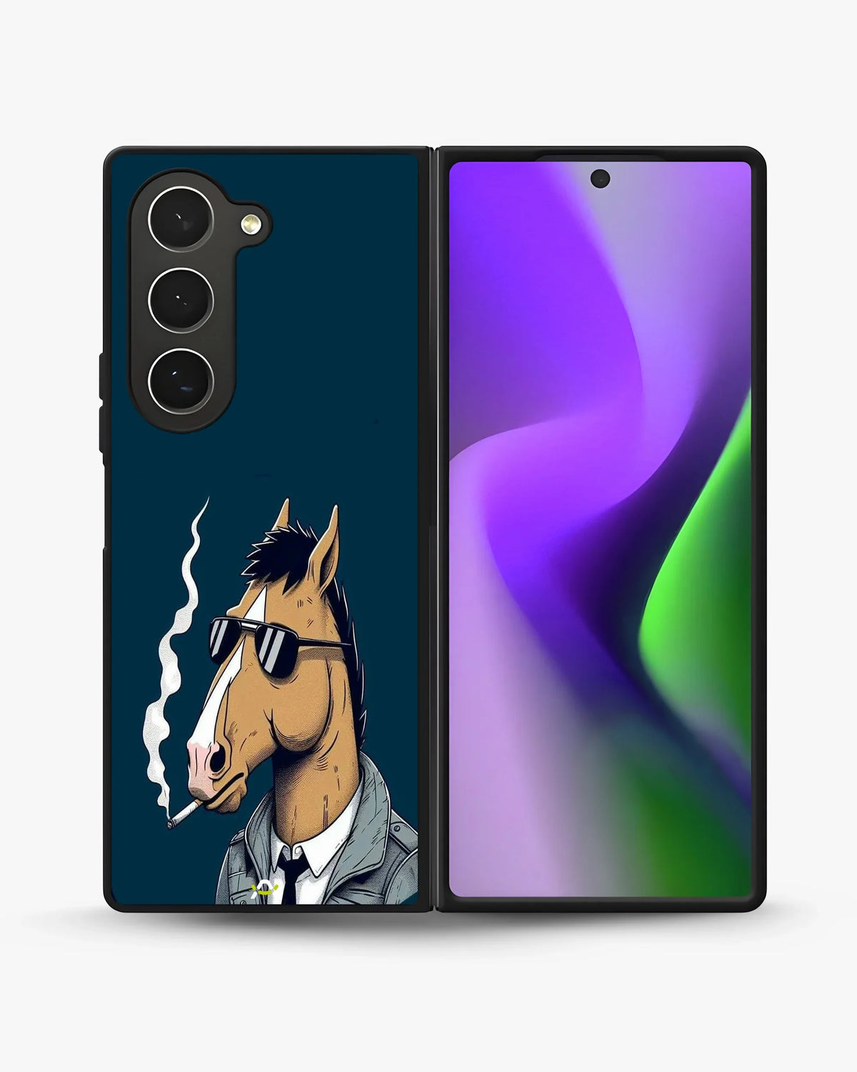 Cool Horse Sunglasses Phone Case - Quirky Blue Art Print for iPhone, Samsung, Pixel, OnePlus & Vivo