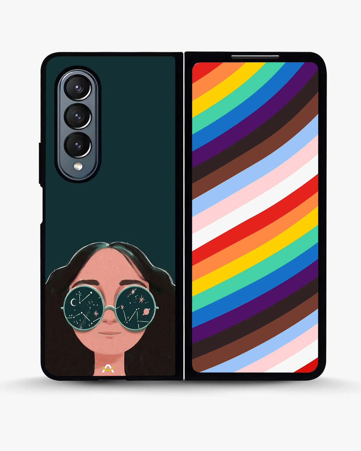 Cosmic Sunglasses Girl Phone Case - Dreamy Teal Art Print for iPhone, Samsung, Pixel, OnePlus & Vivo