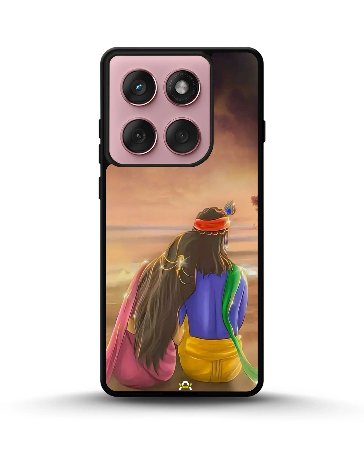 Couple Sunset Phone Case - Calm Pink Art Print for iPhone, Samsung, Pixel, OnePlus & Vivo