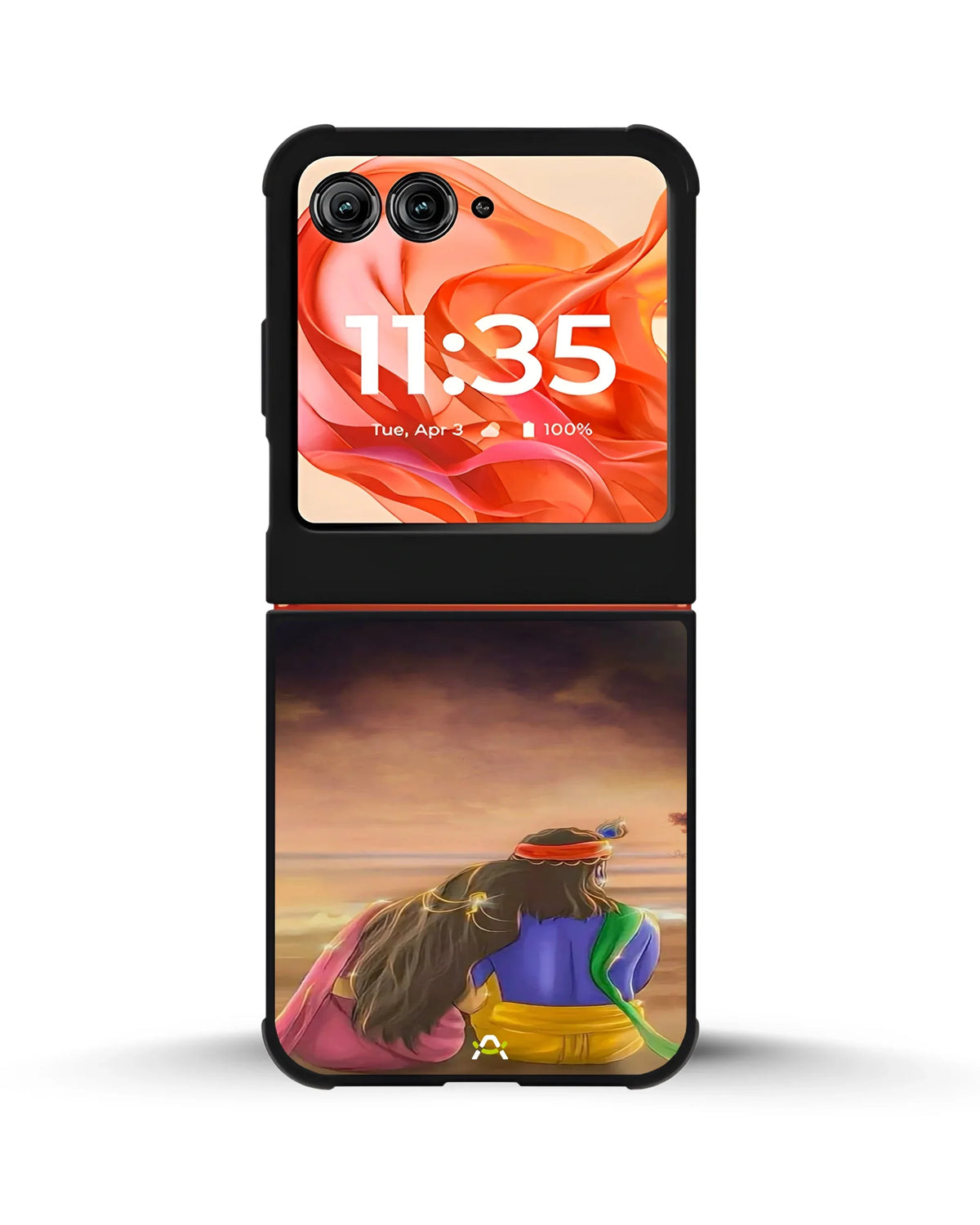 Couple Sunset Phone Case - Calm Pink Art Print for iPhone, Samsung, Pixel, OnePlus & Vivo