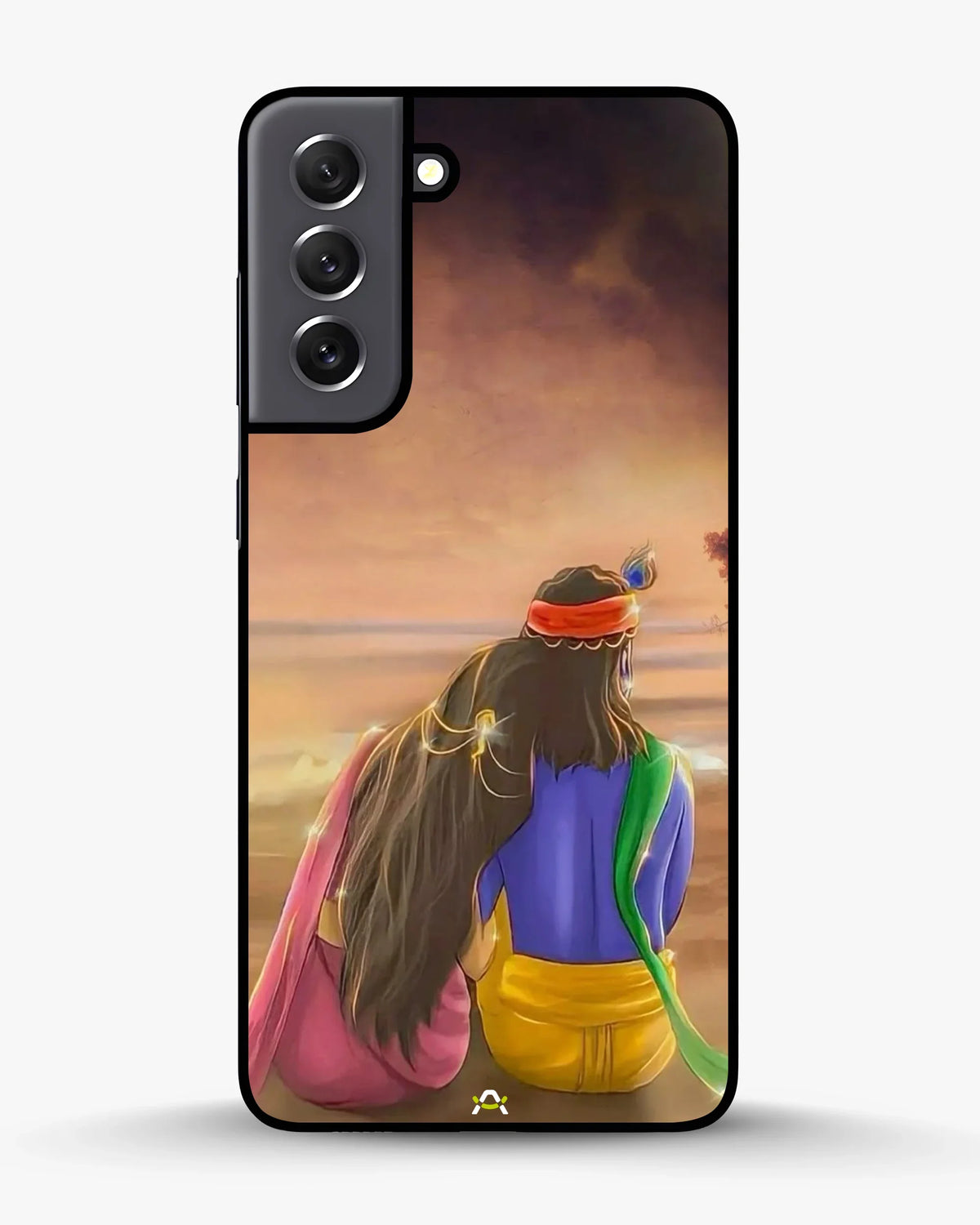 Couple Sunset Phone Case - Calm Pink Art Print for iPhone, Samsung, Pixel, OnePlus & Vivo