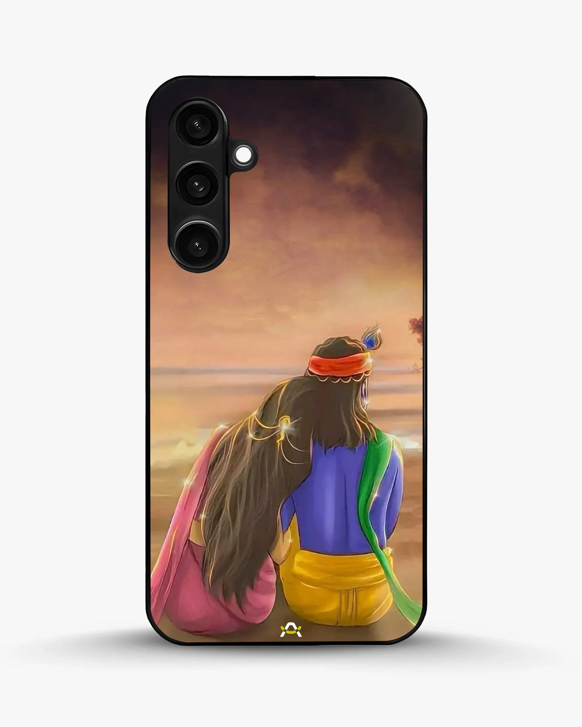 Couple Sunset Phone Case - Calm Pink Art Print for iPhone, Samsung, Pixel, OnePlus & Vivo