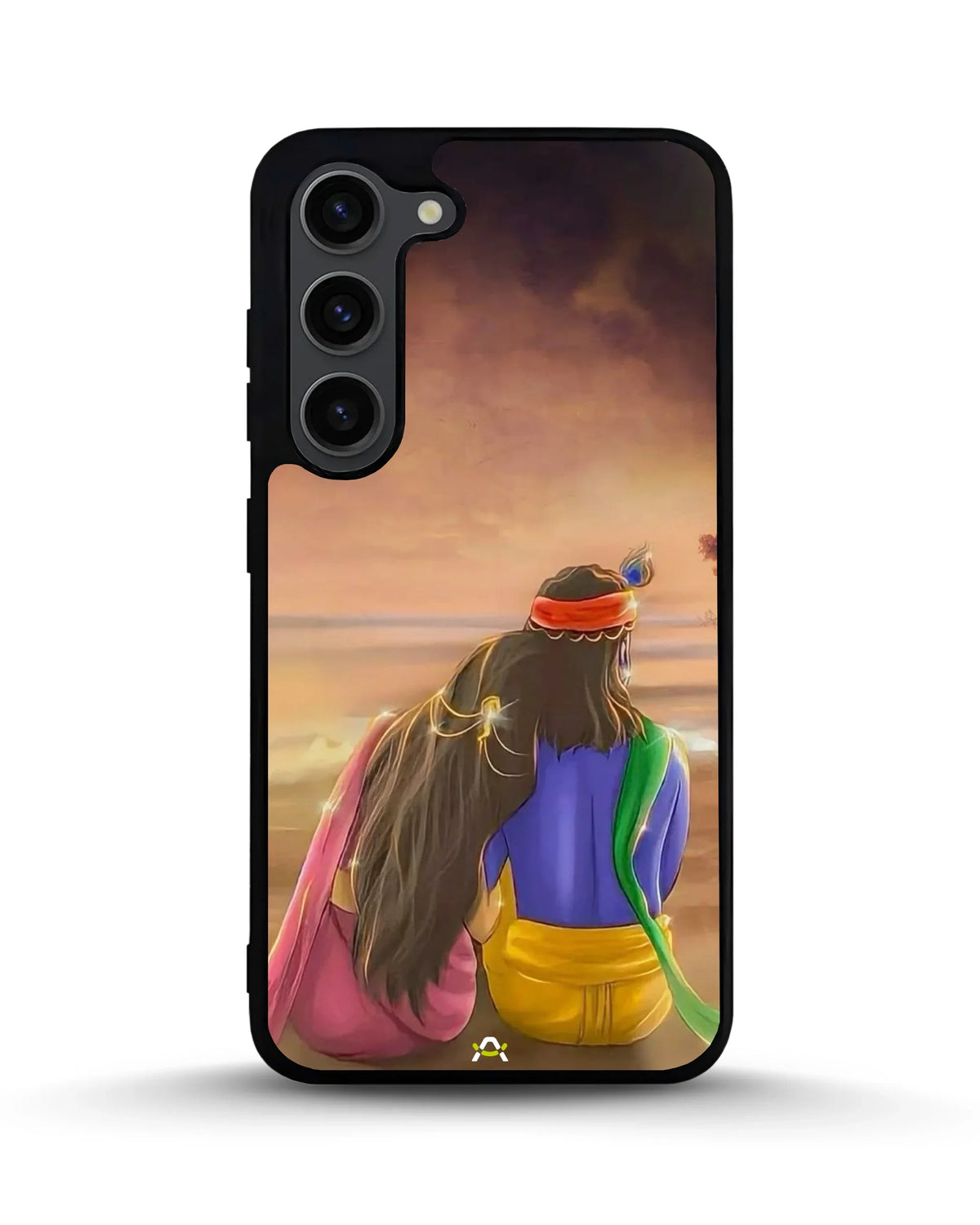 Couple Sunset Phone Case - Calm Pink Art Print for iPhone, Samsung, Pixel, OnePlus & Vivo
