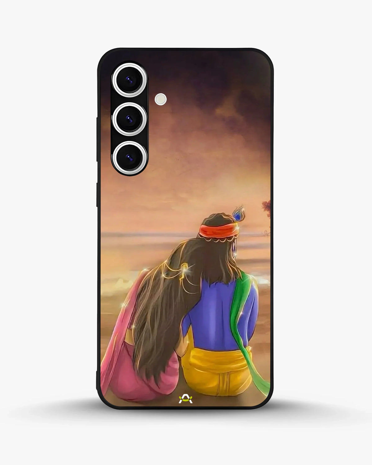 Couple Sunset Phone Case - Calm Pink Art Print for iPhone, Samsung, Pixel, OnePlus & Vivo