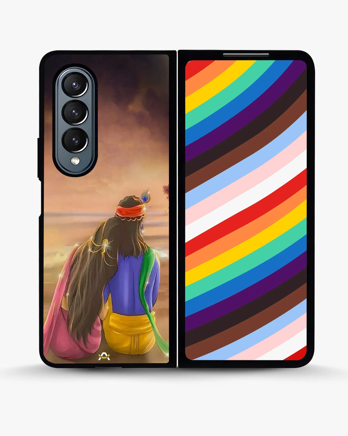 Couple Sunset Phone Case - Calm Pink Art Print for iPhone, Samsung, Pixel, OnePlus & Vivo