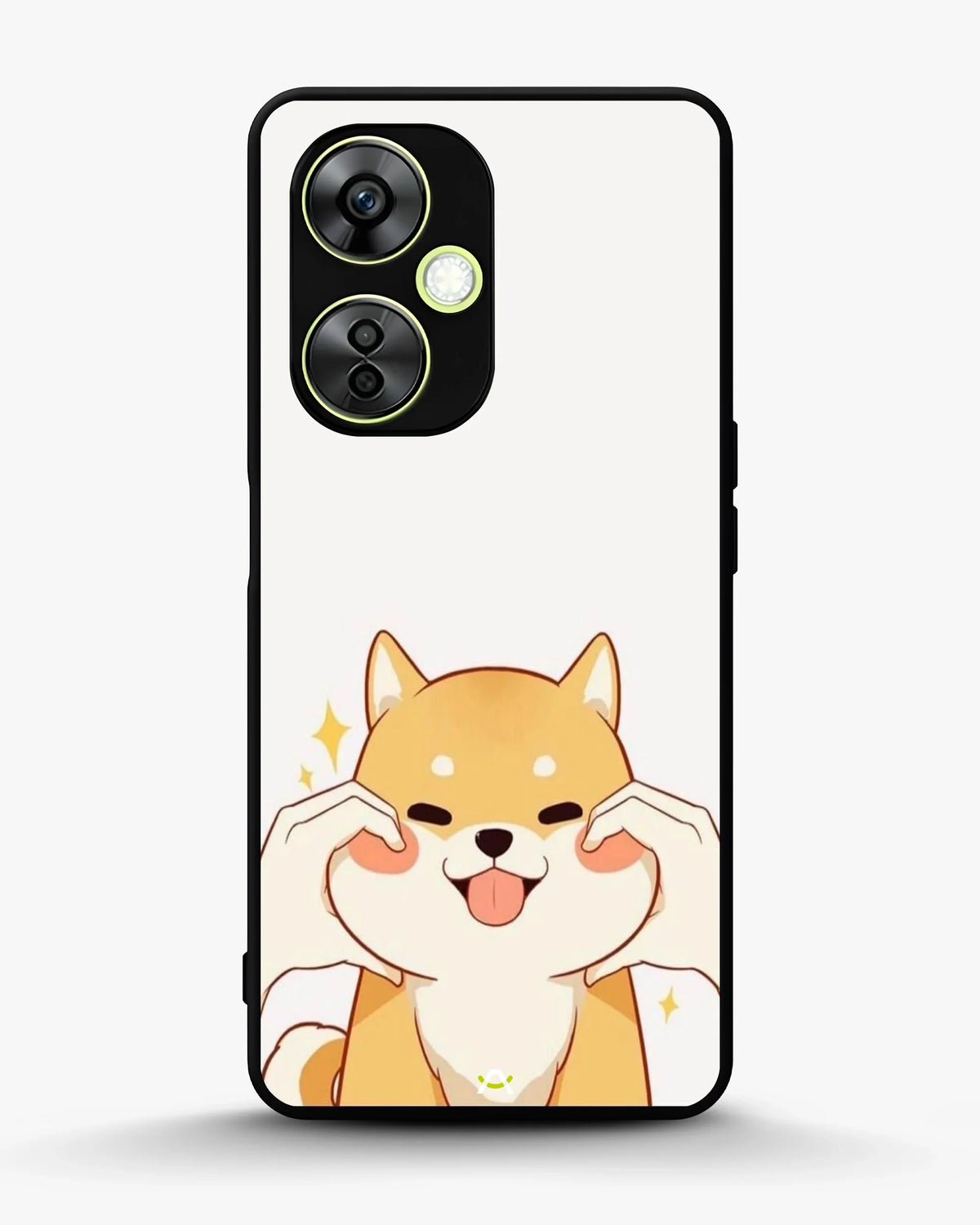 Cute Shiba Inu Phone Case - Cartoon Golden Dog Print for iPhone, Samsung, Pixel, OnePlus & Vivo