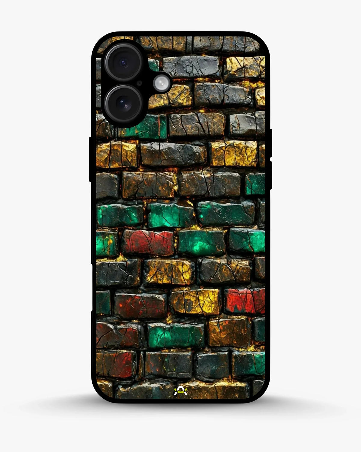 Colorful Brick Wall Phone Case - Multicolor Urban Pattern for iPhone, Samsung, Pixel, OnePlus & Vivo