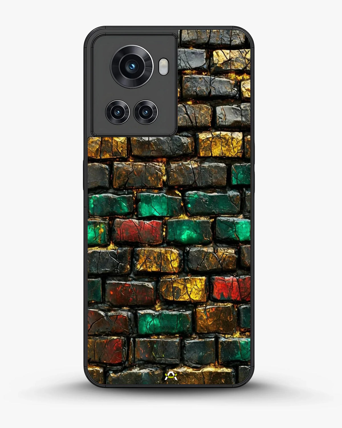 Colorful Brick Wall Phone Case - Multicolor Urban Pattern for iPhone, Samsung, Pixel, OnePlus & Vivo