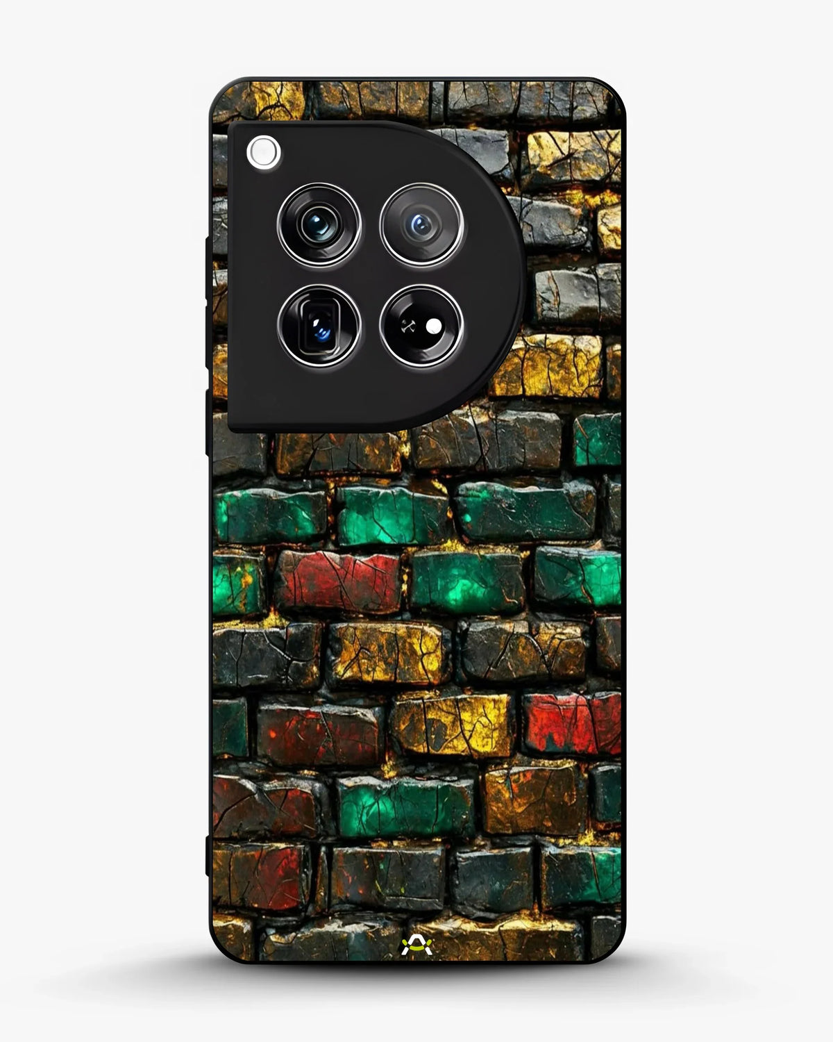 Colorful Brick Wall Phone Case - Multicolor Urban Pattern for iPhone, Samsung, Pixel, OnePlus & Vivo