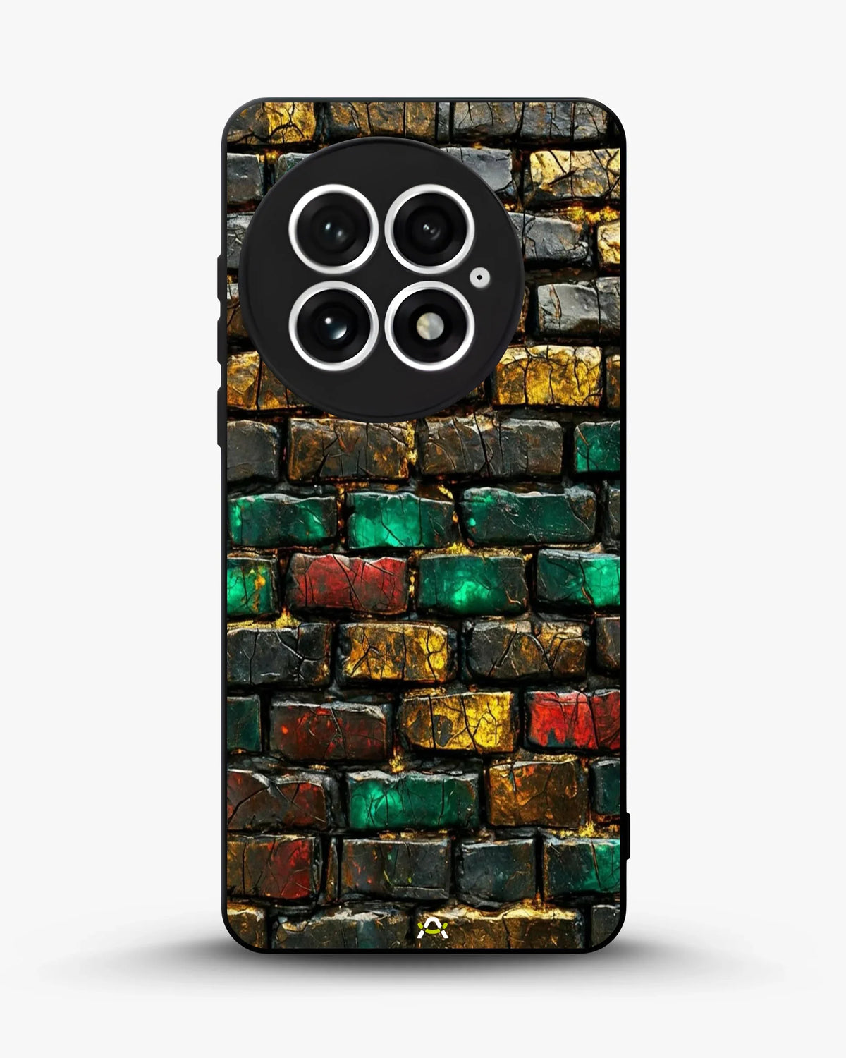 Colorful Brick Wall Phone Case - Multicolor Urban Pattern for iPhone, Samsung, Pixel, OnePlus & Vivo