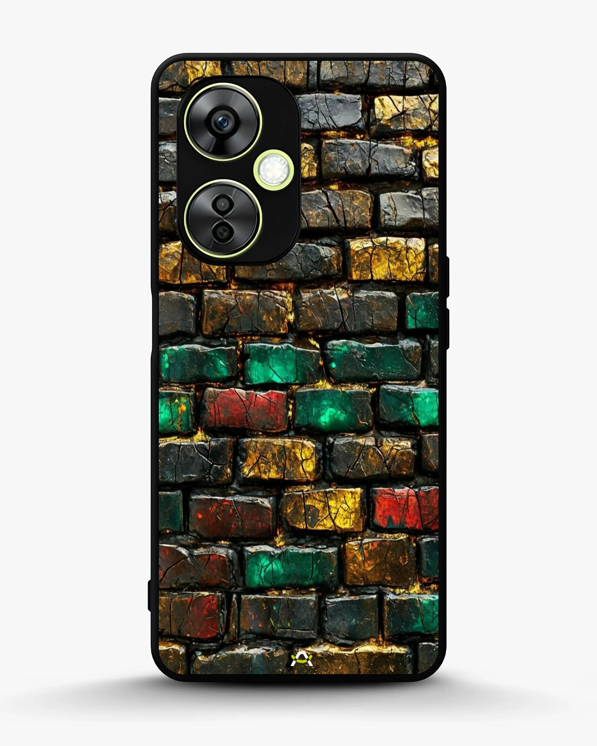 Colorful Brick Wall Phone Case - Multicolor Urban Pattern for iPhone, Samsung, Pixel, OnePlus & Vivo