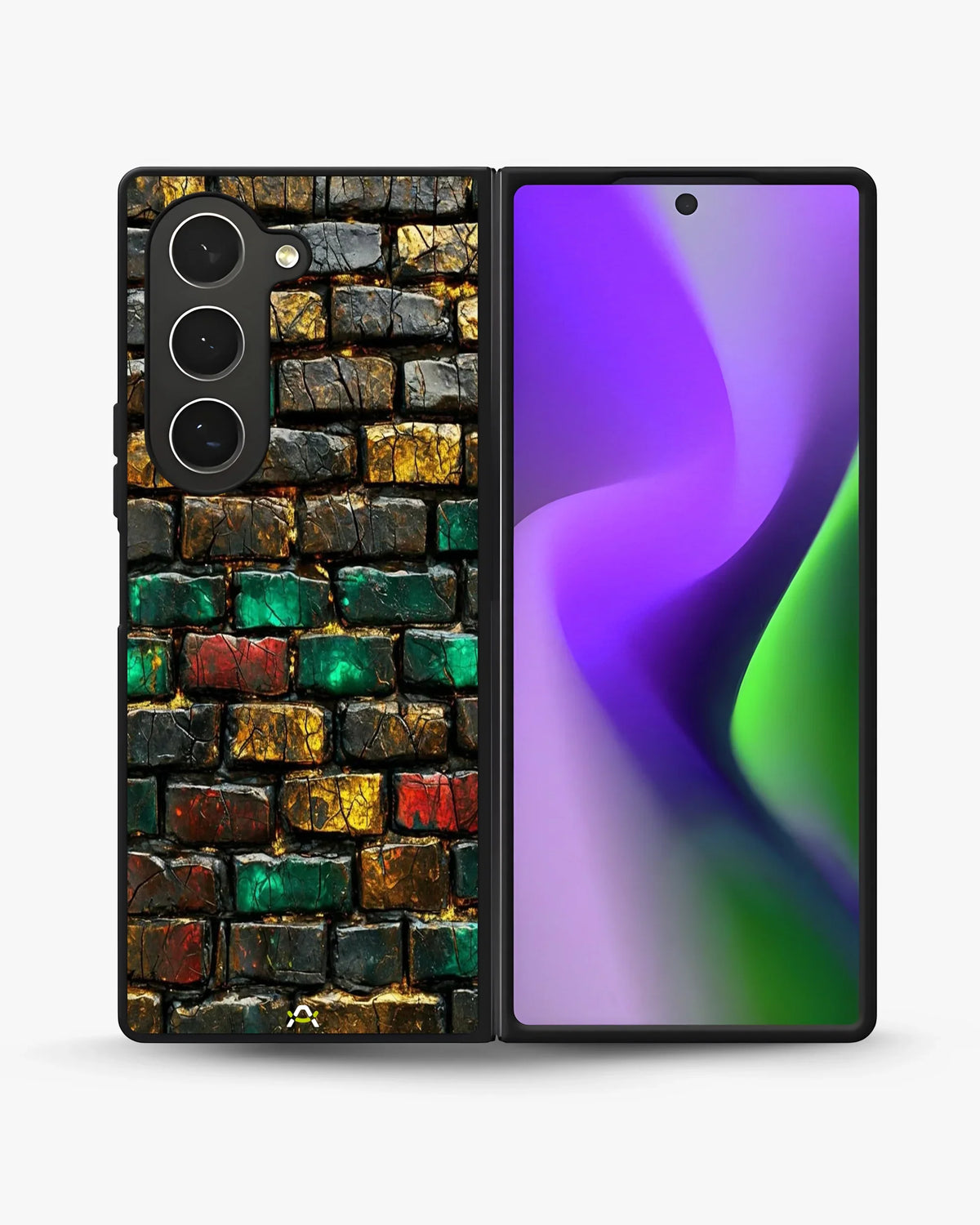 Colorful Brick Wall Phone Case - Multicolor Urban Pattern for iPhone, Samsung, Pixel, OnePlus & Vivo