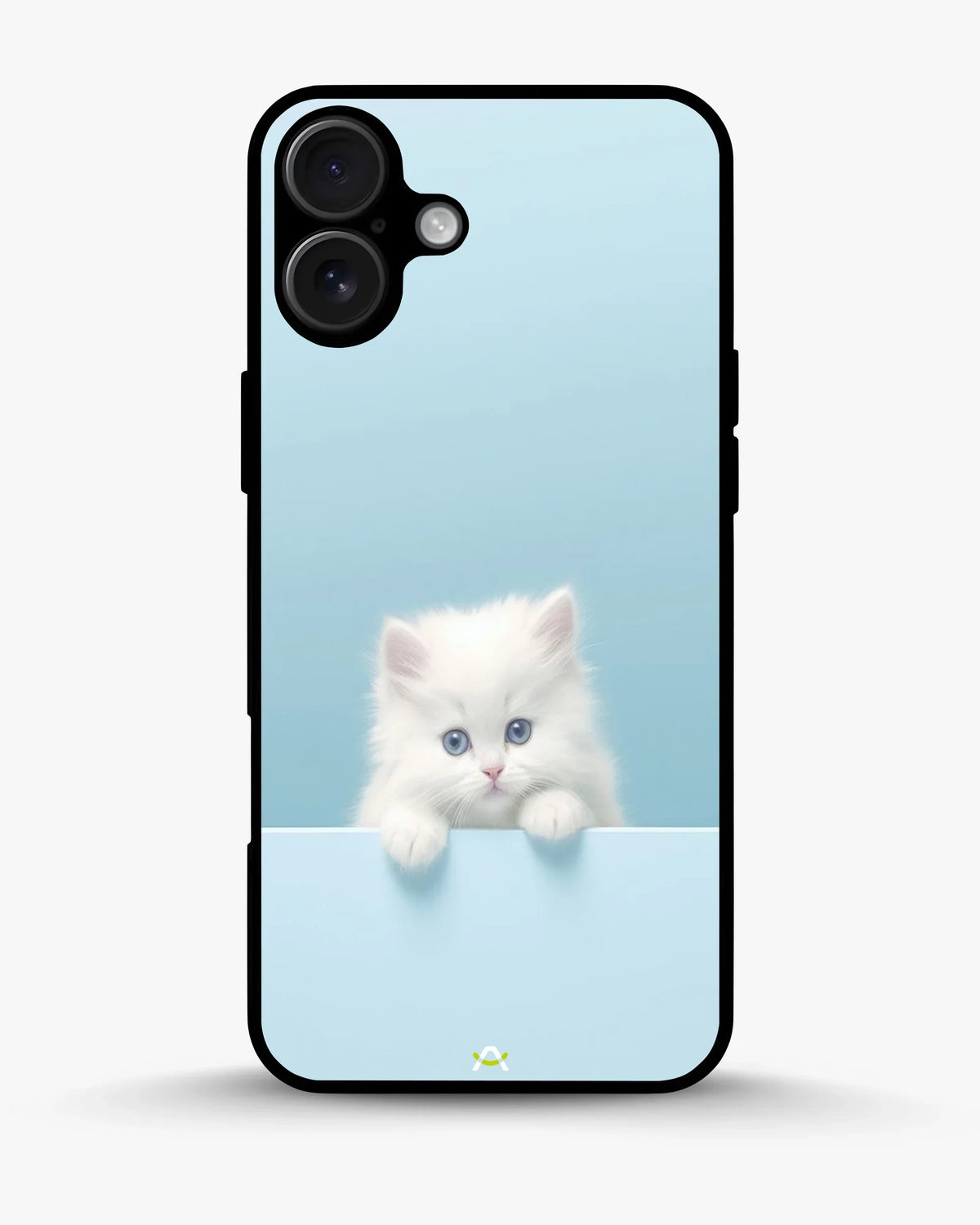 Fluffy Kitten Face Phone Case - Cute Baby Blue Print for iPhone, Samsung, Pixel, OnePlus & Vivo