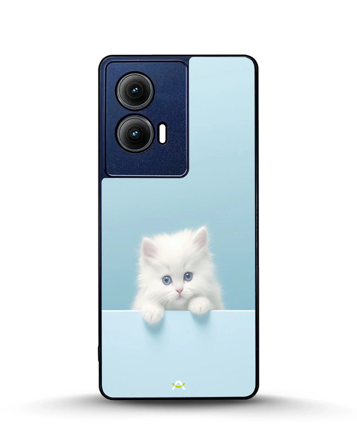 Fluffy Kitten Face Phone Case - Cute Baby Blue Print for iPhone, Samsung, Pixel, OnePlus & Vivo