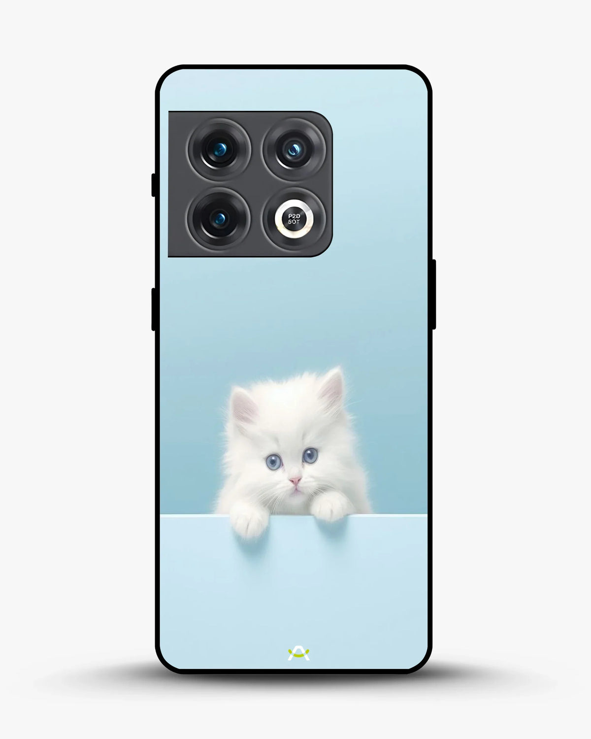 Fluffy Kitten Face Phone Case - Cute Baby Blue Print for iPhone, Samsung, Pixel, OnePlus & Vivo