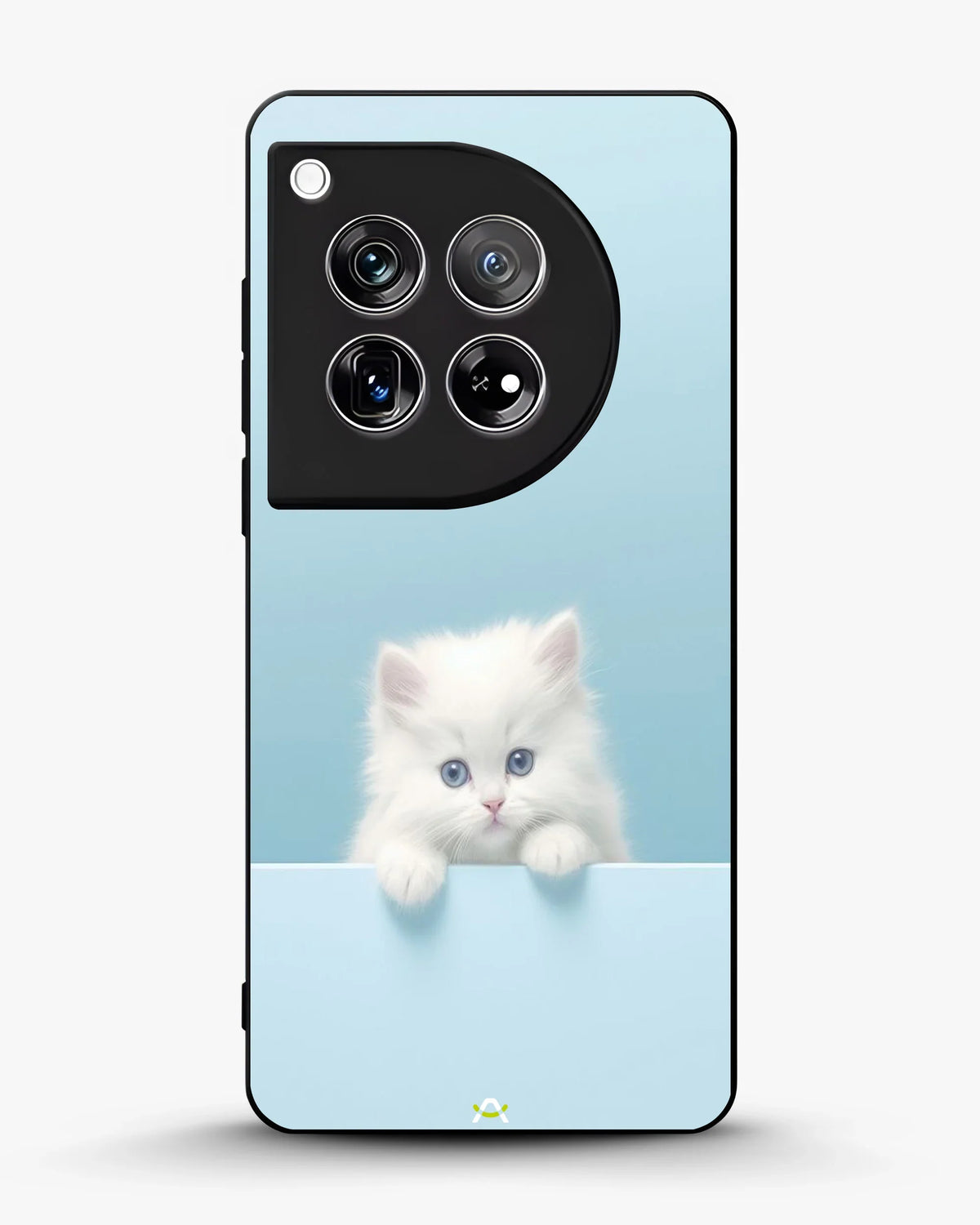 Fluffy Kitten Face Phone Case - Cute Baby Blue Print for iPhone, Samsung, Pixel, OnePlus & Vivo
