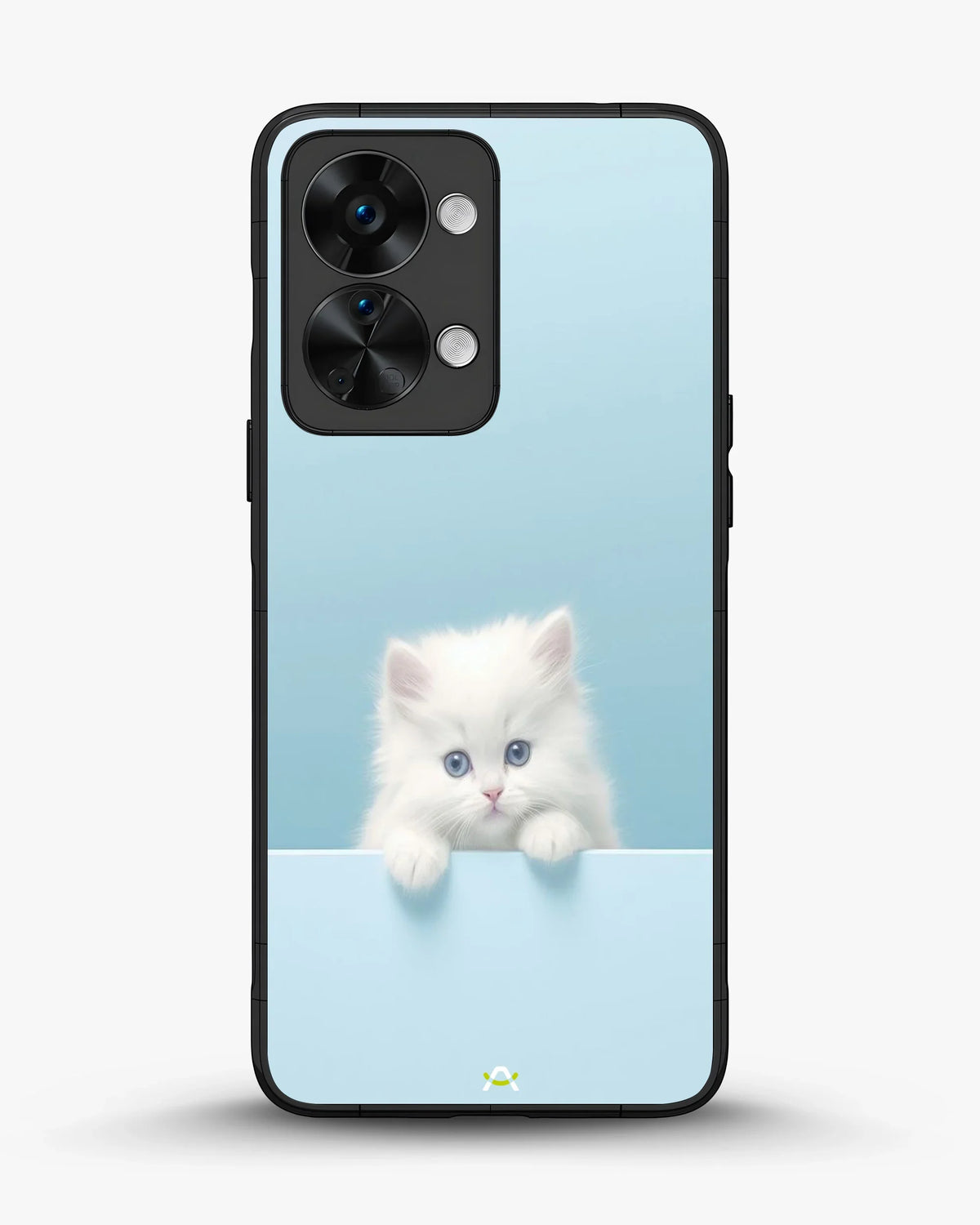 Fluffy Kitten Face Phone Case - Cute Baby Blue Print for iPhone, Samsung, Pixel, OnePlus & Vivo