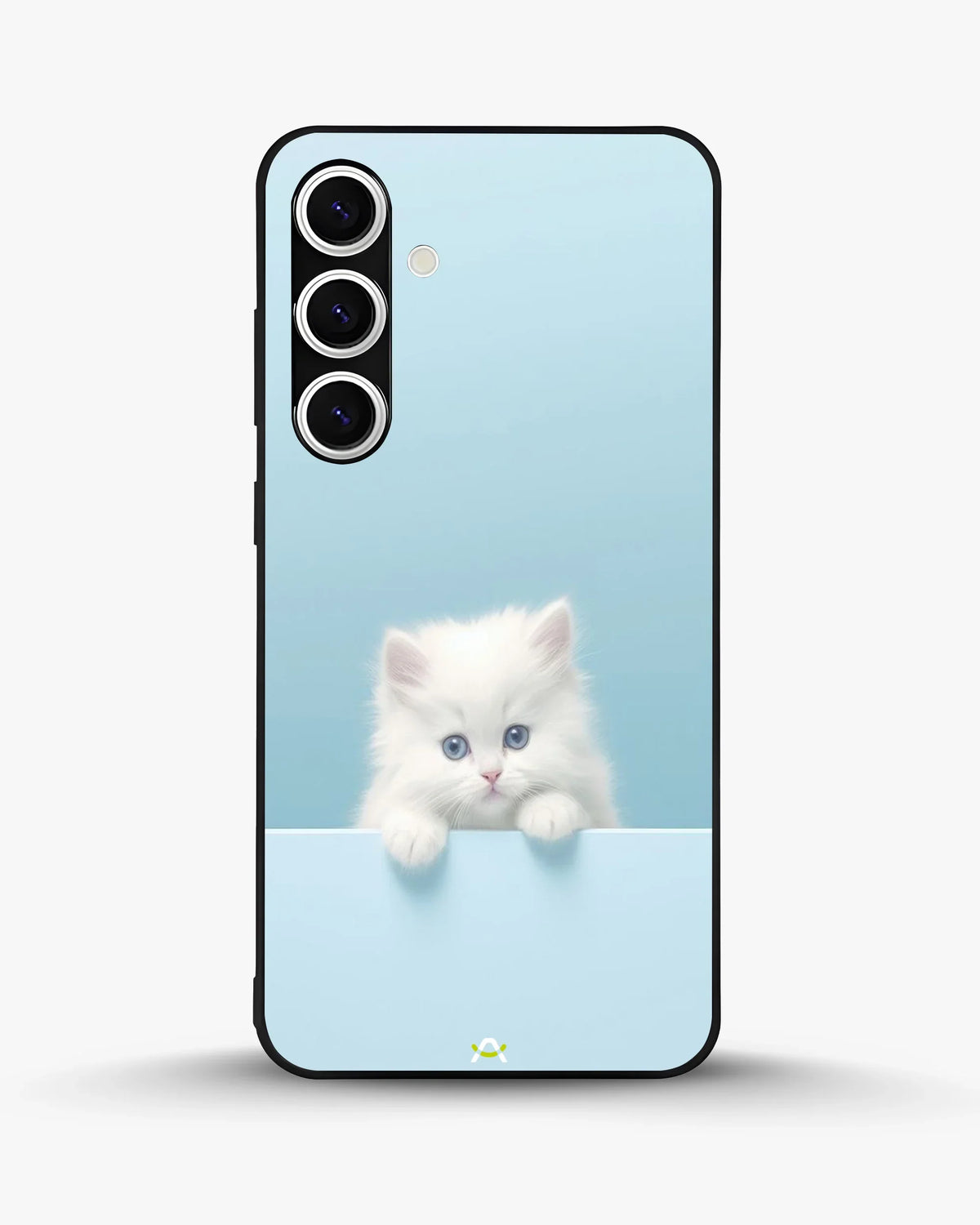 Fluffy Kitten Face Phone Case - Cute Baby Blue Print for iPhone, Samsung, Pixel, OnePlus & Vivo