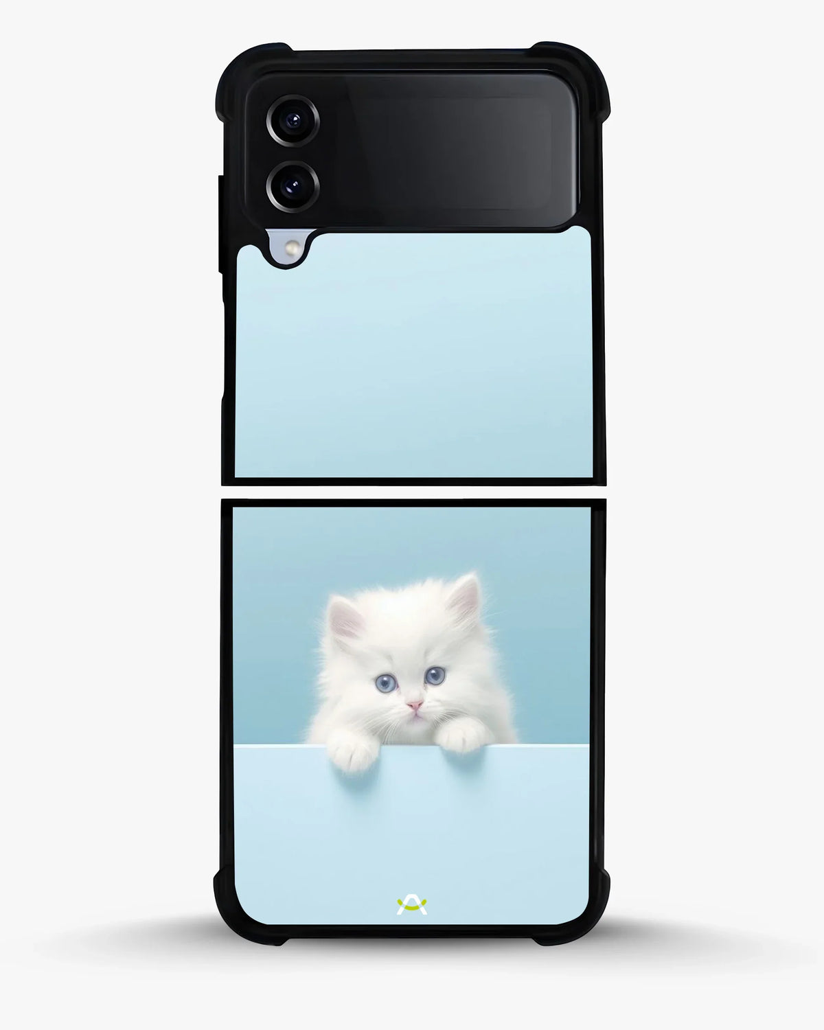 Fluffy Kitten Face Phone Case - Cute Baby Blue Print for iPhone, Samsung, Pixel, OnePlus & Vivo