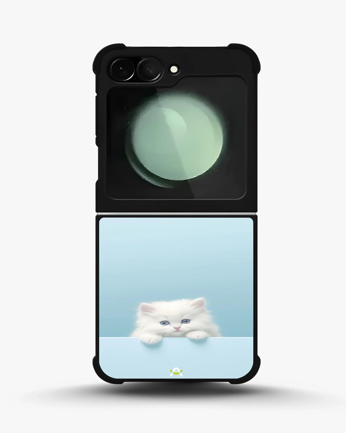 Fluffy Kitten Face Phone Case - Cute Baby Blue Print for iPhone, Samsung, Pixel, OnePlus & Vivo