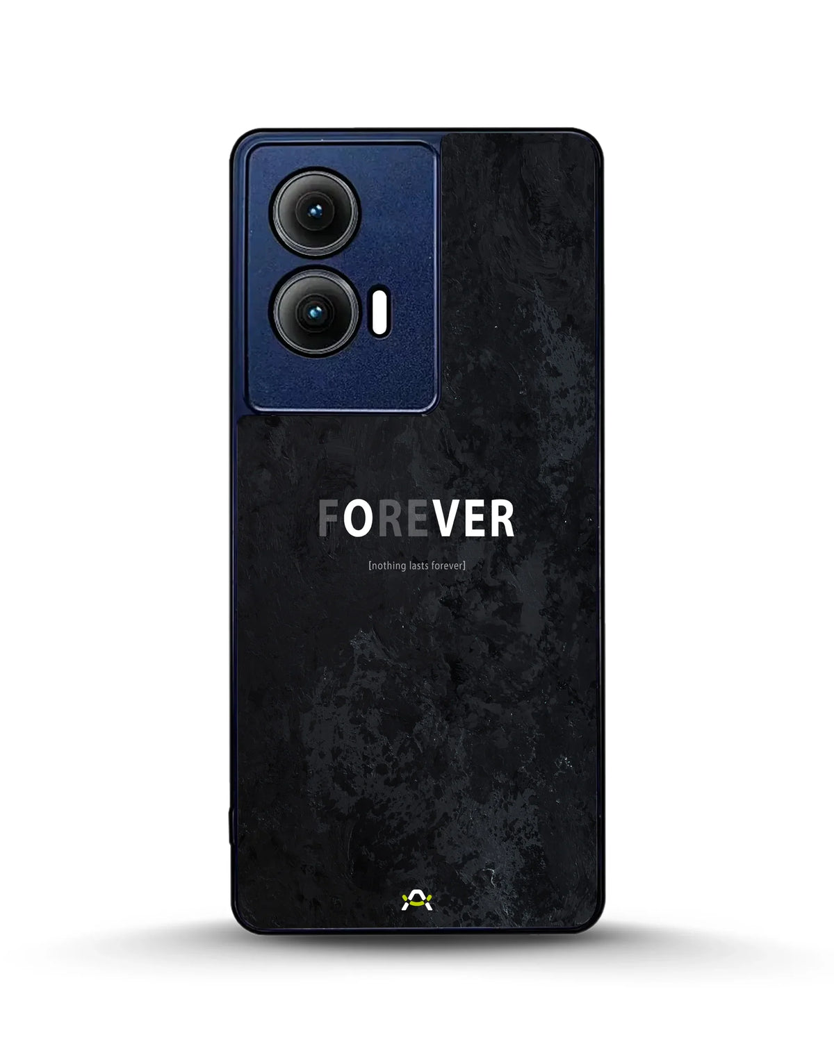 Forever Typography Phone Case - Charcoal Statement Print for iPhone, Samsung, Pixel, OnePlus & Vivo