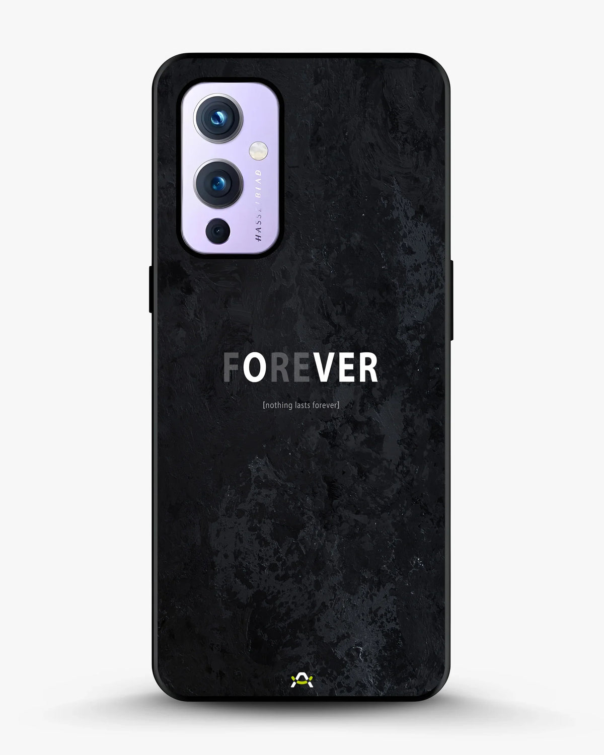 Forever Typography Phone Case - Charcoal Statement Print for iPhone, Samsung, Pixel, OnePlus & Vivo
