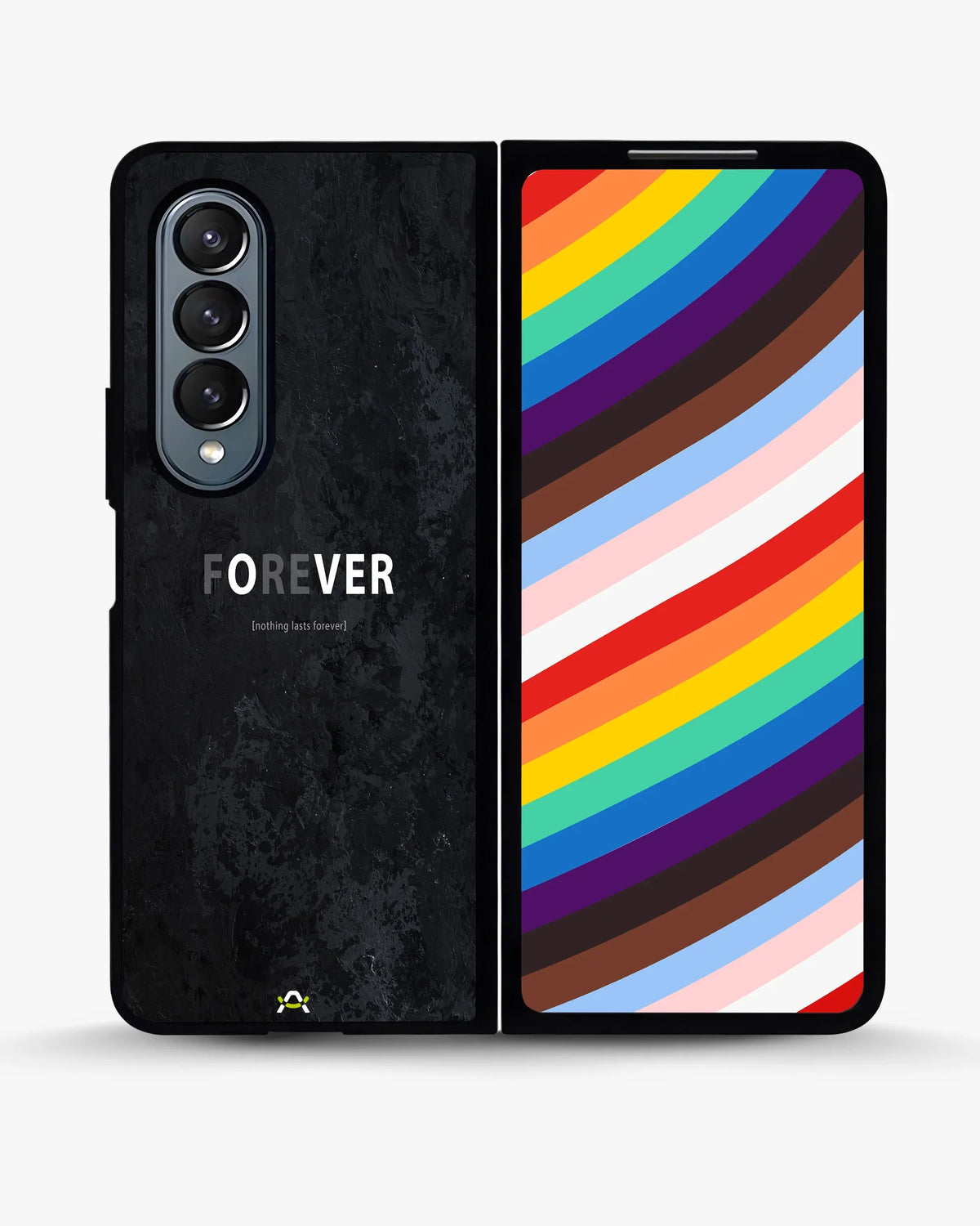 Forever Typography Phone Case - Charcoal Statement Print for iPhone, Samsung, Pixel, OnePlus & Vivo