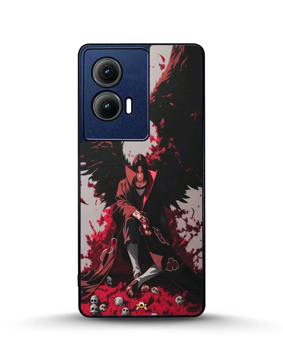 Itachi Uchiha Anime Case – Glossy Printed Back Cover for iPhone, Samsung, Pixel & OnePlus