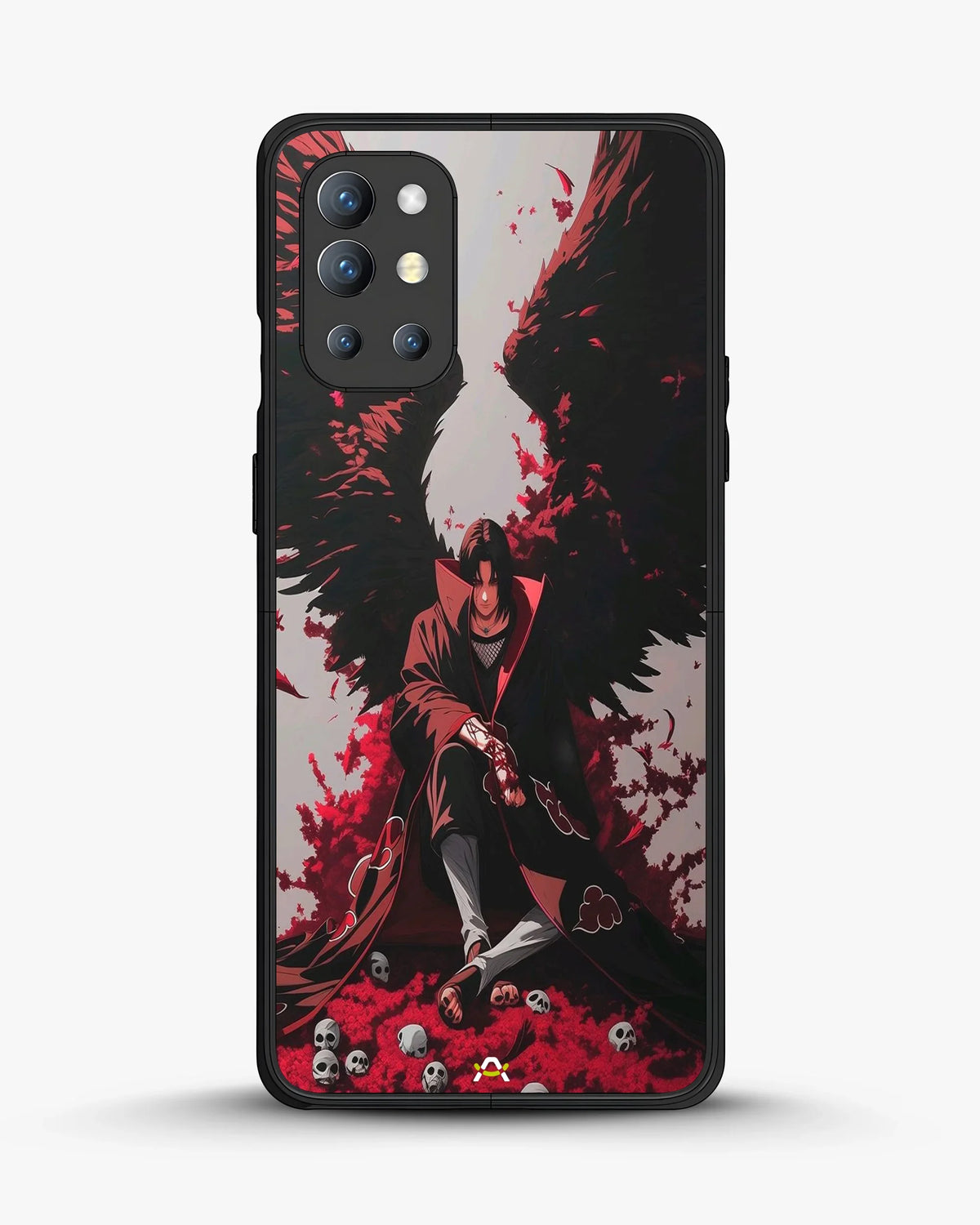 Itachi Uchiha Anime Case – Glossy Printed Back Cover for iPhone, Samsung, Pixel & OnePlus