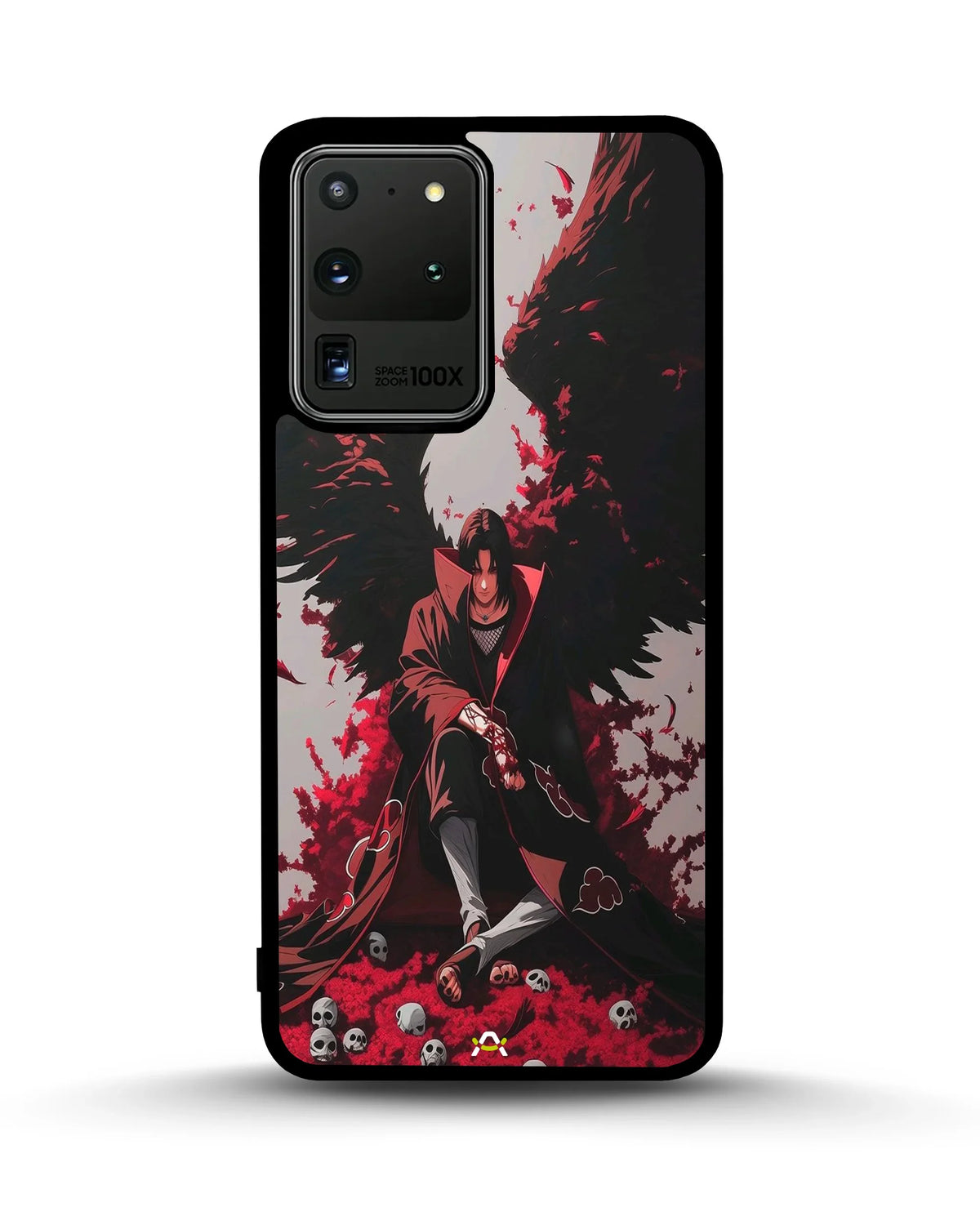 Itachi Uchiha Anime Case – Glossy Printed Back Cover for iPhone, Samsung, Pixel & OnePlus