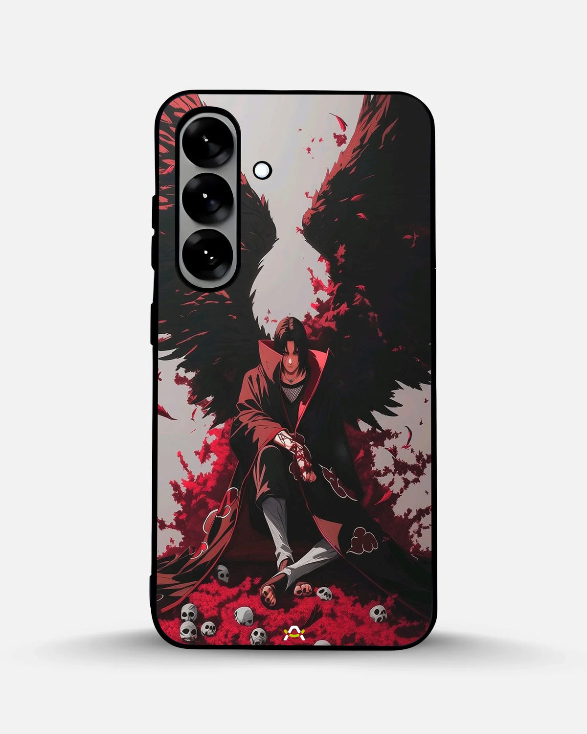 Itachi Uchiha Anime Case – Glossy Printed Back Cover for iPhone, Samsung, Pixel & OnePlus
