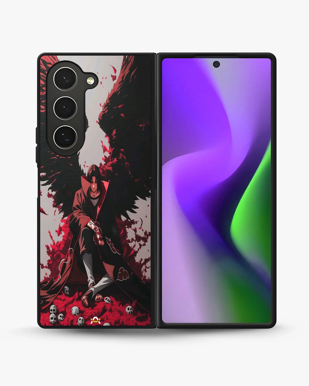 Itachi Uchiha Anime Case – Glossy Printed Back Cover for iPhone, Samsung, Pixel & OnePlus
