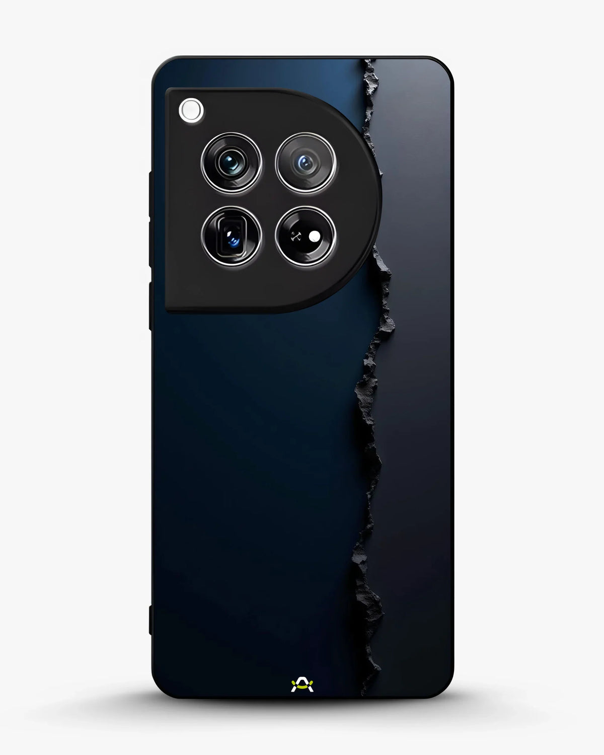 Jagged Line Phone Case - Navy & Charcoal Abstract Print for iPhone, Samsung, Pixel, OnePlus & Vivo