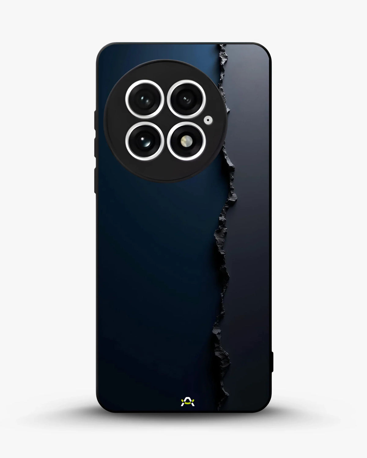 Jagged Line Phone Case - Navy & Charcoal Abstract Print for iPhone, Samsung, Pixel, OnePlus & Vivo