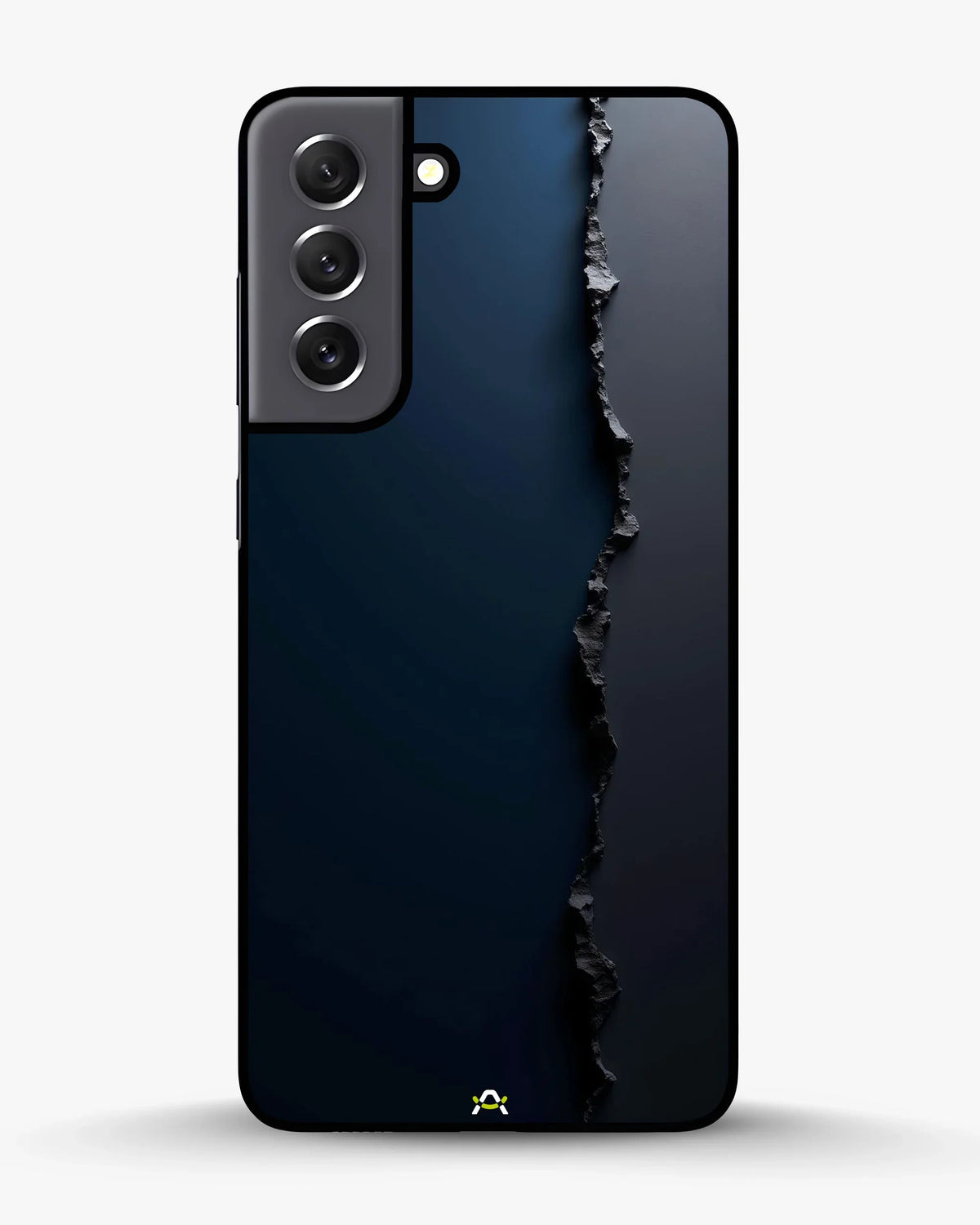 Jagged Line Phone Case - Navy & Charcoal Abstract Print for iPhone, Samsung, Pixel, OnePlus & Vivo