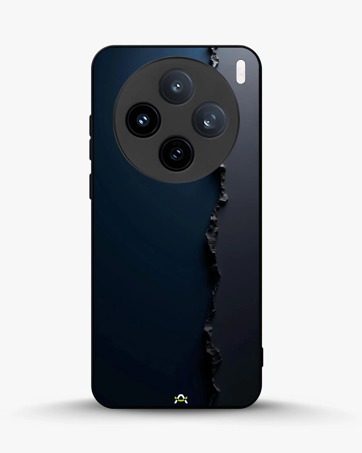 Jagged Line Phone Case - Navy & Charcoal Abstract Print for iPhone, Samsung, Pixel, OnePlus & Vivo