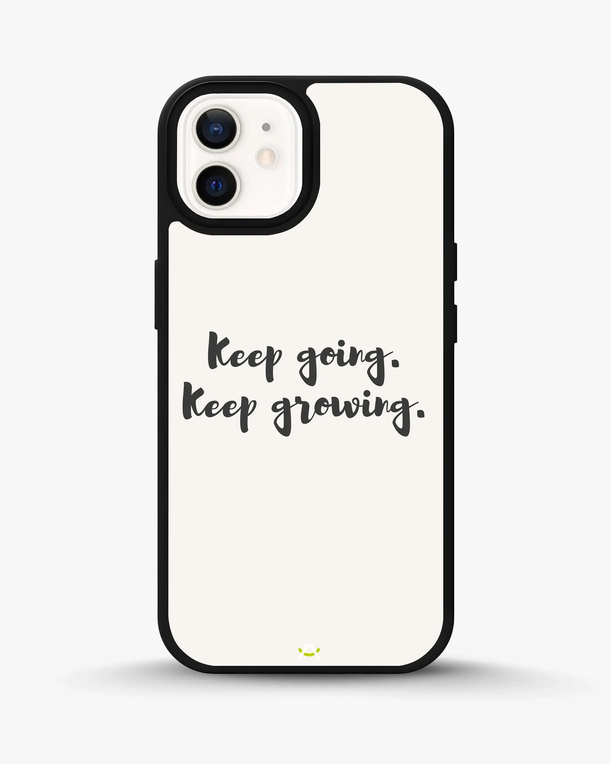 Keep Going Keep Growing Phone Case - Minimal Script Print for iPhone, Samsung, Pixel, OnePlus & Vivo