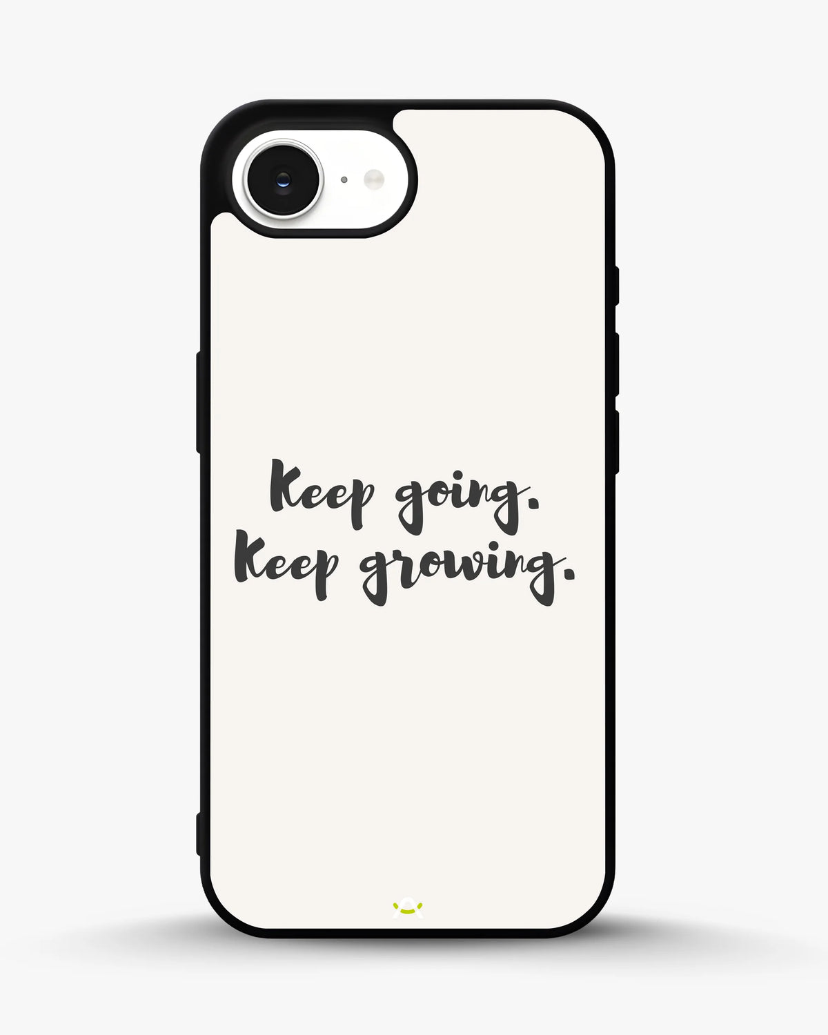 Keep Going Keep Growing Phone Case - Minimal Script Print for iPhone, Samsung, Pixel, OnePlus & Vivo