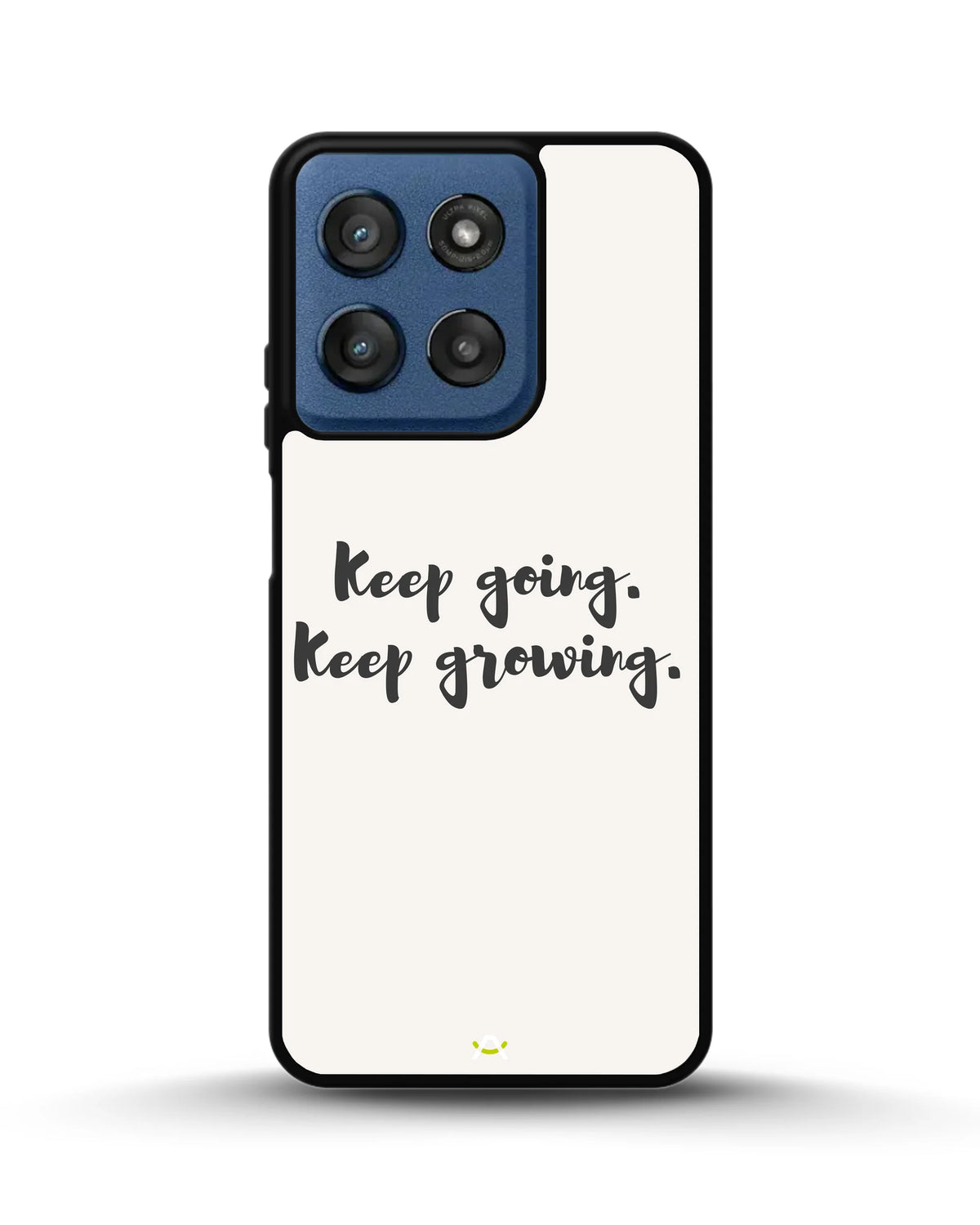 Keep Going Keep Growing Phone Case - Minimal Script Print for iPhone, Samsung, Pixel, OnePlus & Vivo