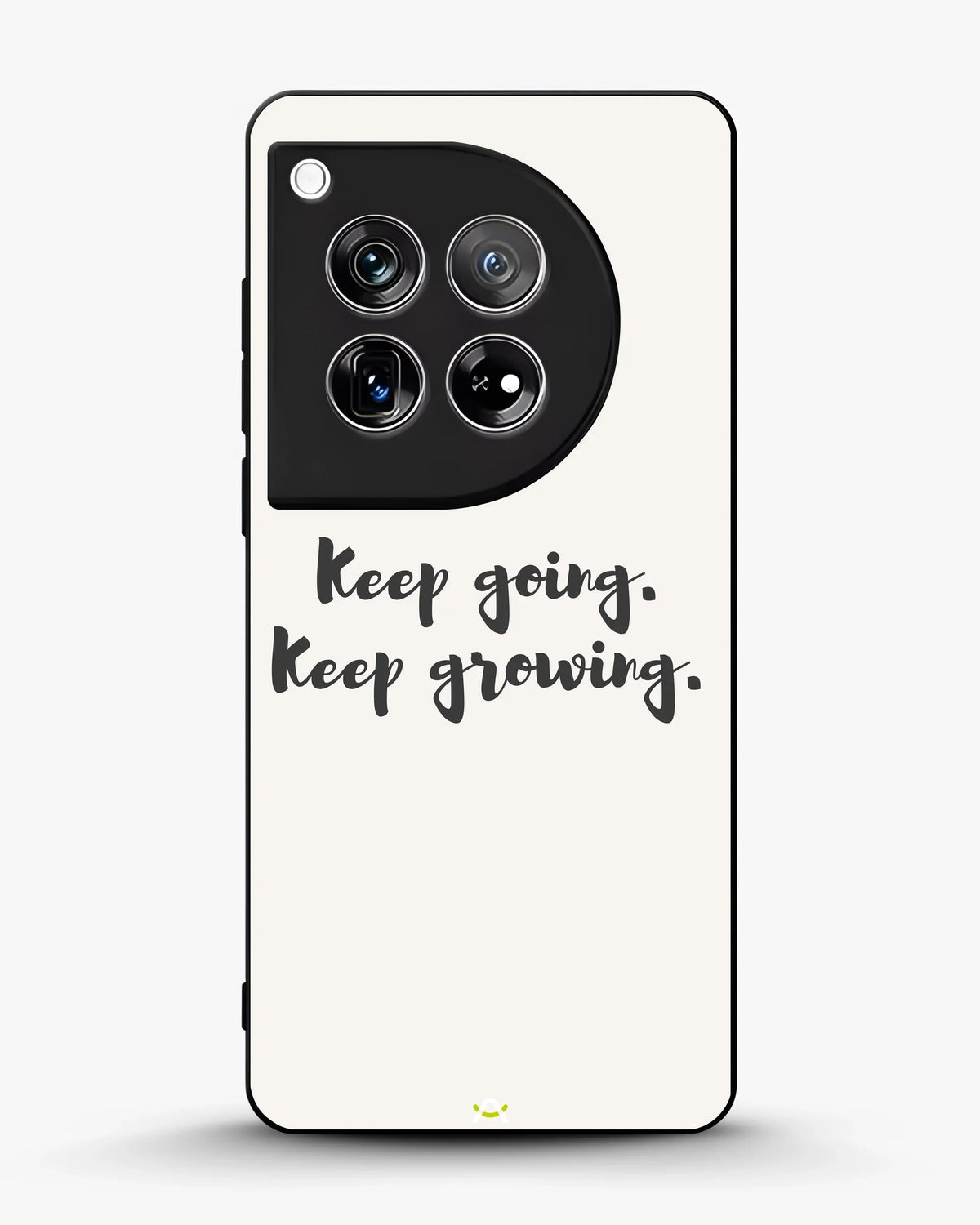 Keep Going Keep Growing Phone Case - Minimal Script Print for iPhone, Samsung, Pixel, OnePlus & Vivo