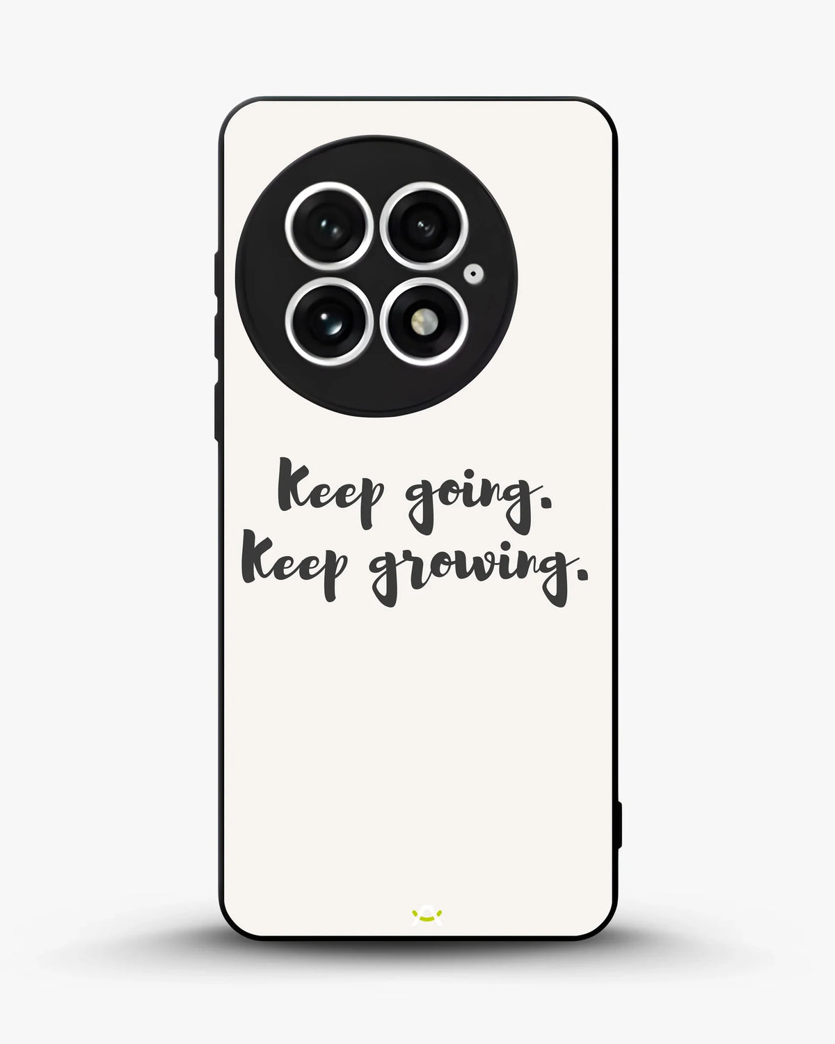 Keep Going Keep Growing Phone Case - Minimal Script Print for iPhone, Samsung, Pixel, OnePlus & Vivo